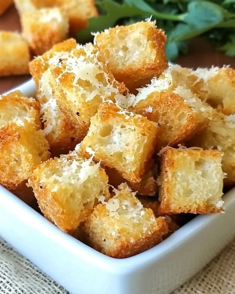Homemade Easy Homemade Parmesan Garlic Croutons photo