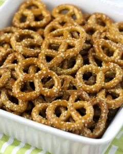 Homemade Easy Ranch Seasoned Pretzels Recipe (1-Hour Snack Favorite) photo