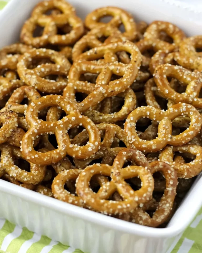 Homemade Easy Ranch Seasoned Pretzels Recipe (1-Hour Snack Favorite) photo