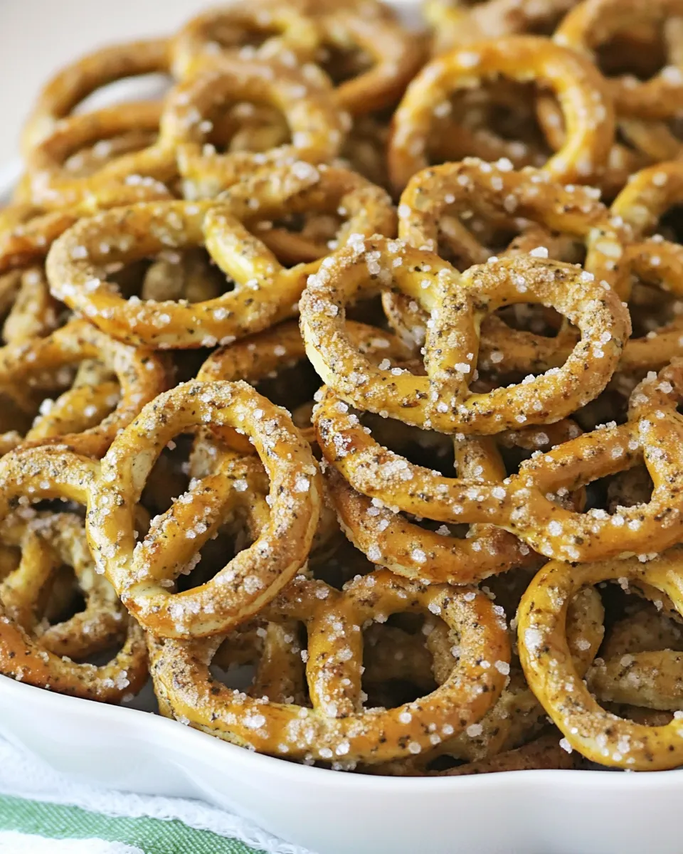 Classic Easy Ranch Seasoned Pretzels Recipe (1-Hour Snack Favorite) image