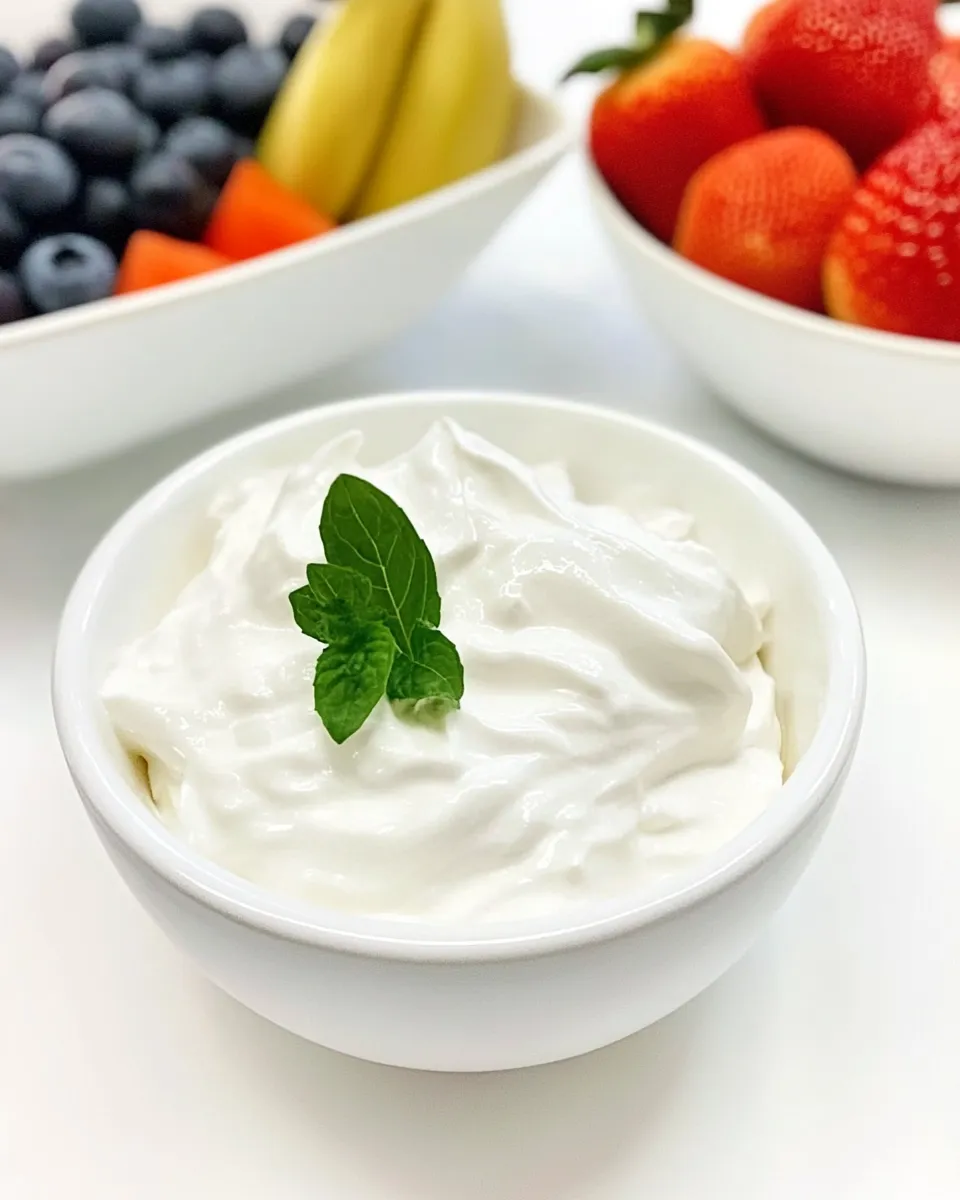 Easy Fruit Dip food shot