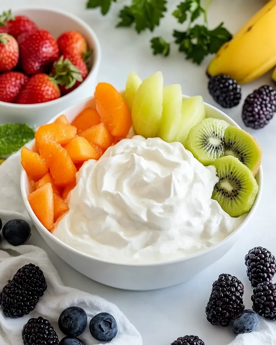 Delicious Fruit Dip dish photo