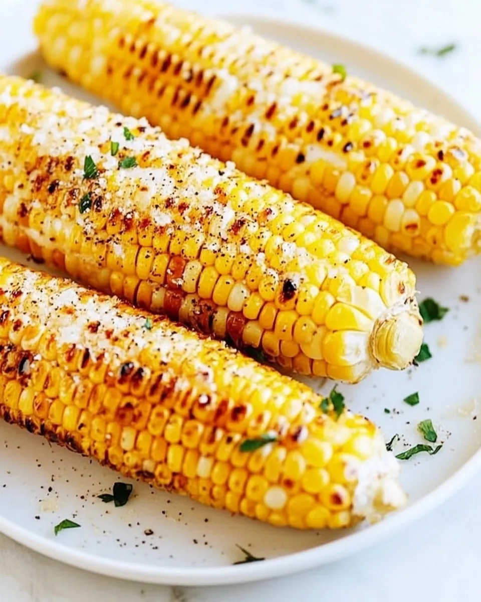 Easy Garlic Butter Grilled Corn recipe photo