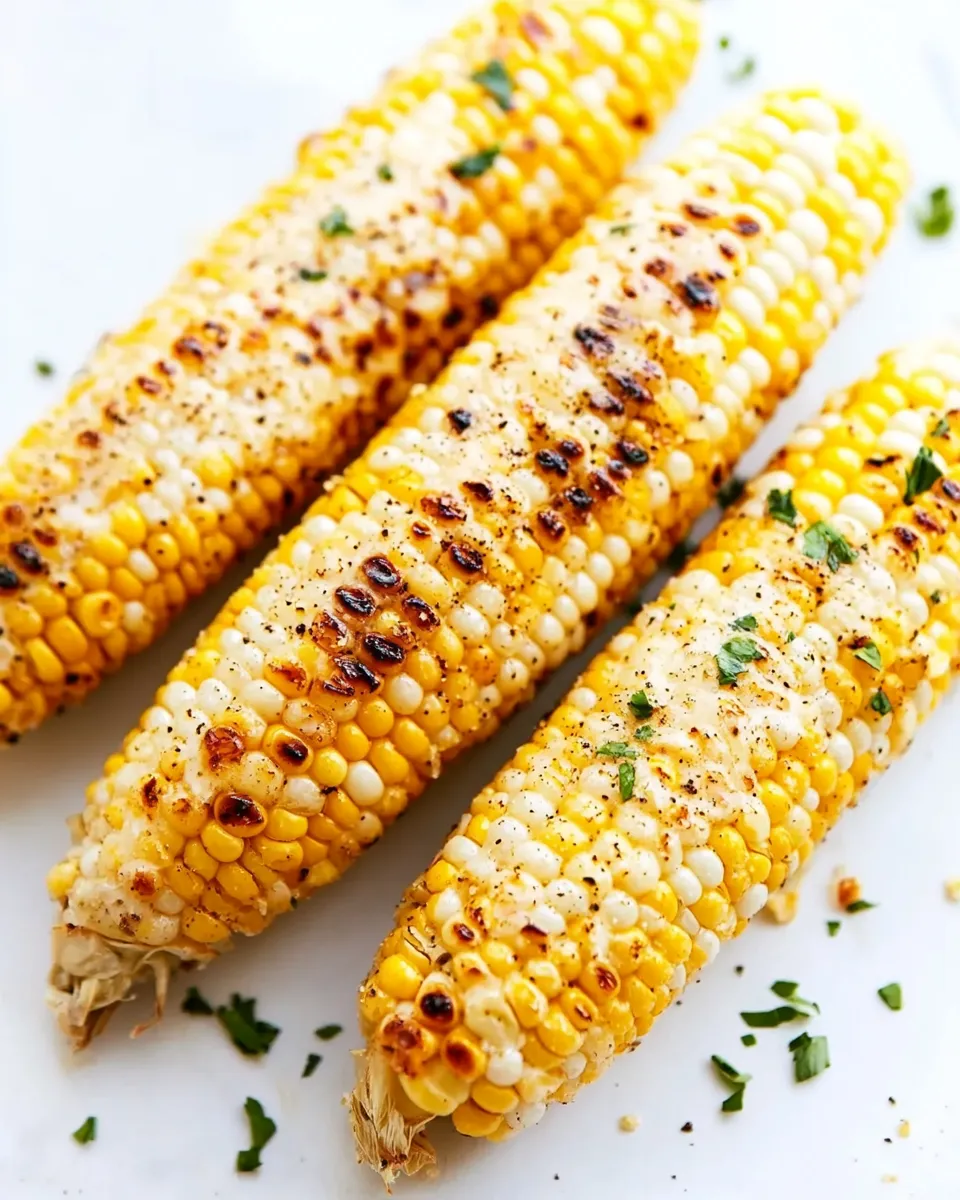 Delicious Garlic Butter Grilled Corn dish photo
