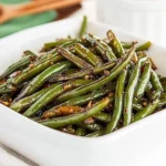 Homemade Garlicky Green Beans Stir Fry recipe photo