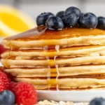 Homemade Healthy Oatmeal Pancakes photo