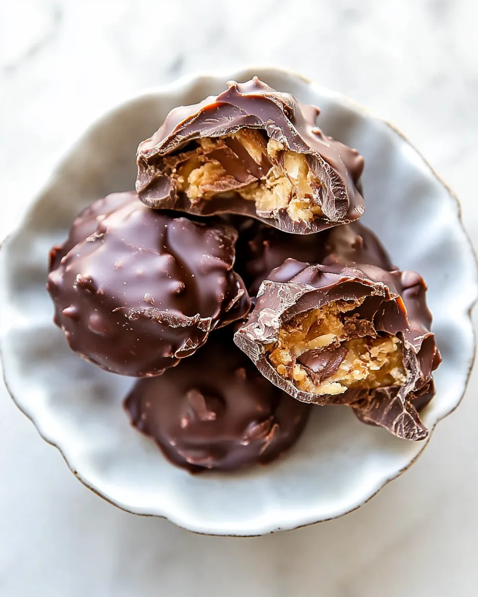 Classic Homemade Chocolate Turtles recipe image