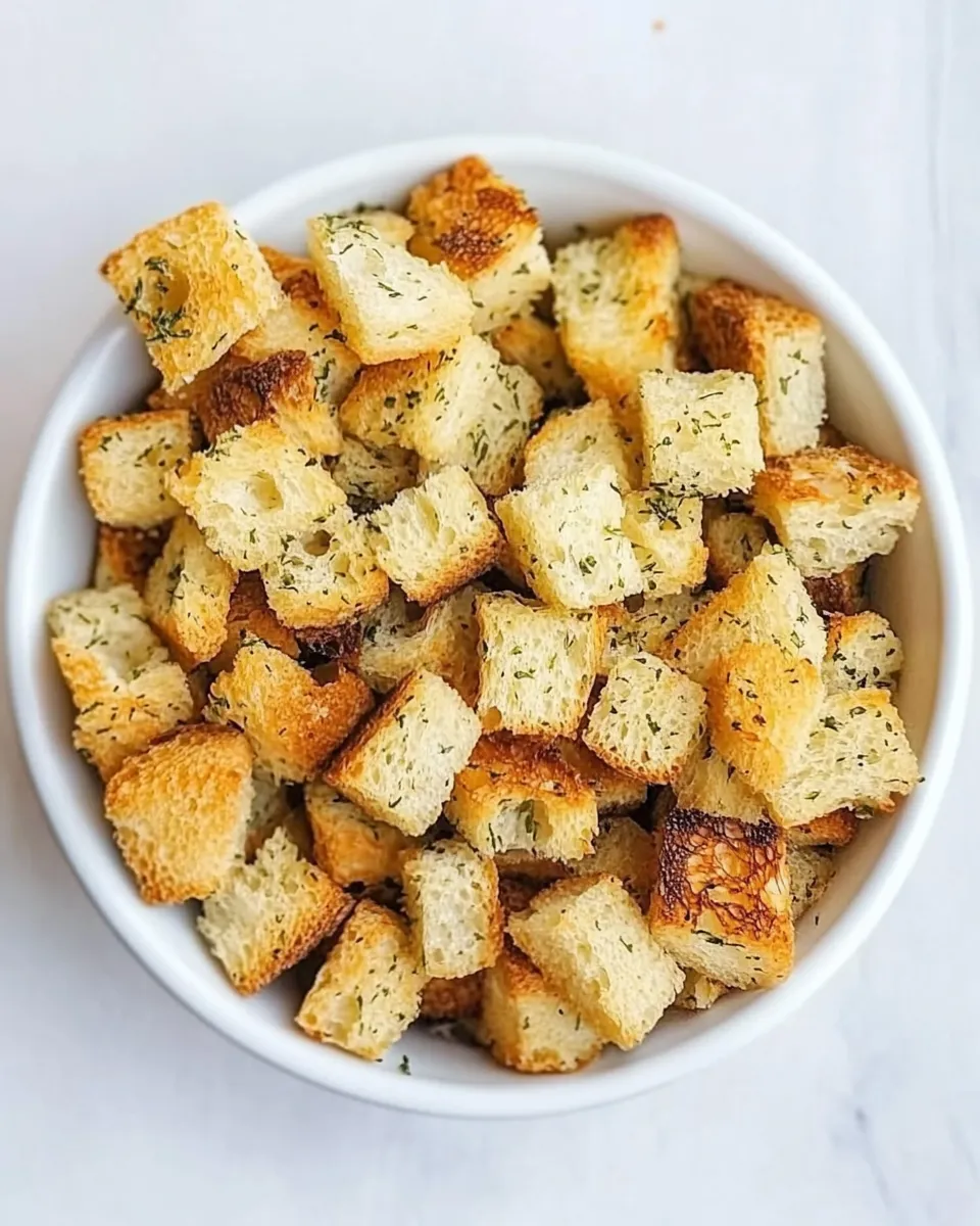Delicious Homemade Croutons dish photo