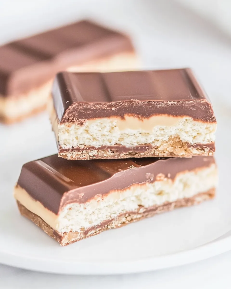 Tasty Homemade Kit Kat Bars Recipe dish photo