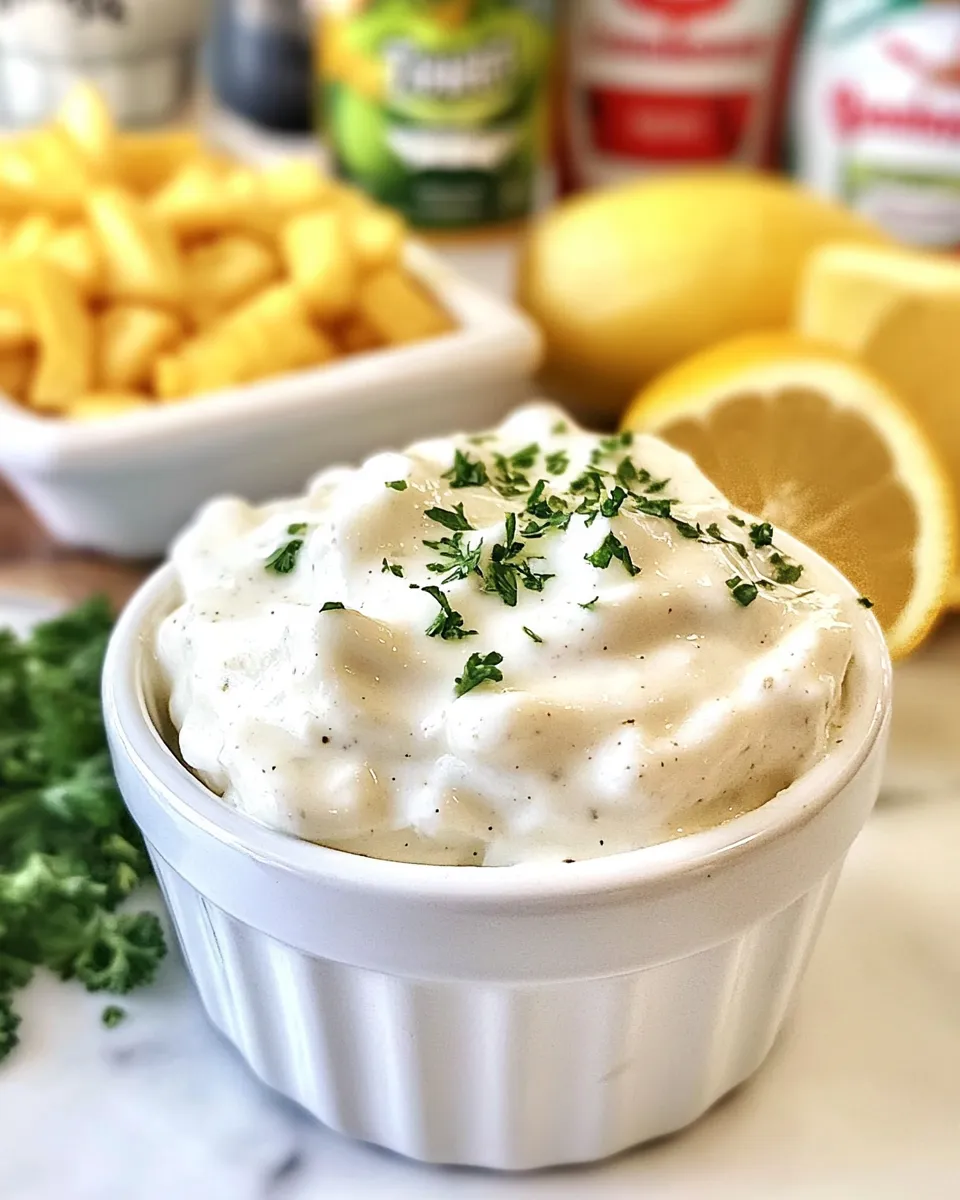Classic Homemade Tartar Sauce Recipe photo