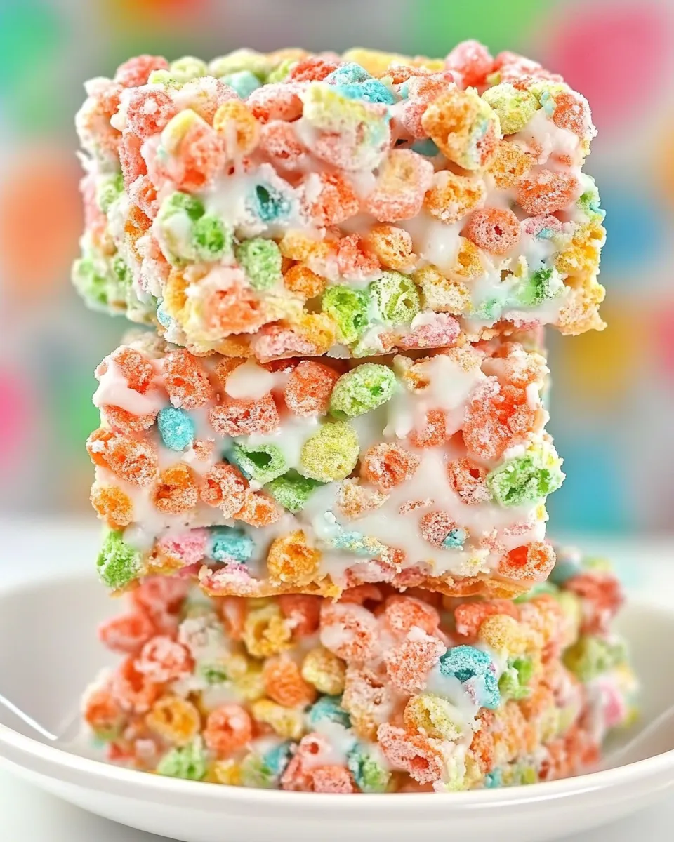 Homemade Ice Cream Pebbles Marshmallow Cereal Bars Recipe photo