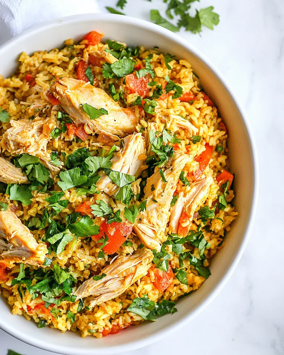 Classic Instant Pot Chicken and Rice dish photo
