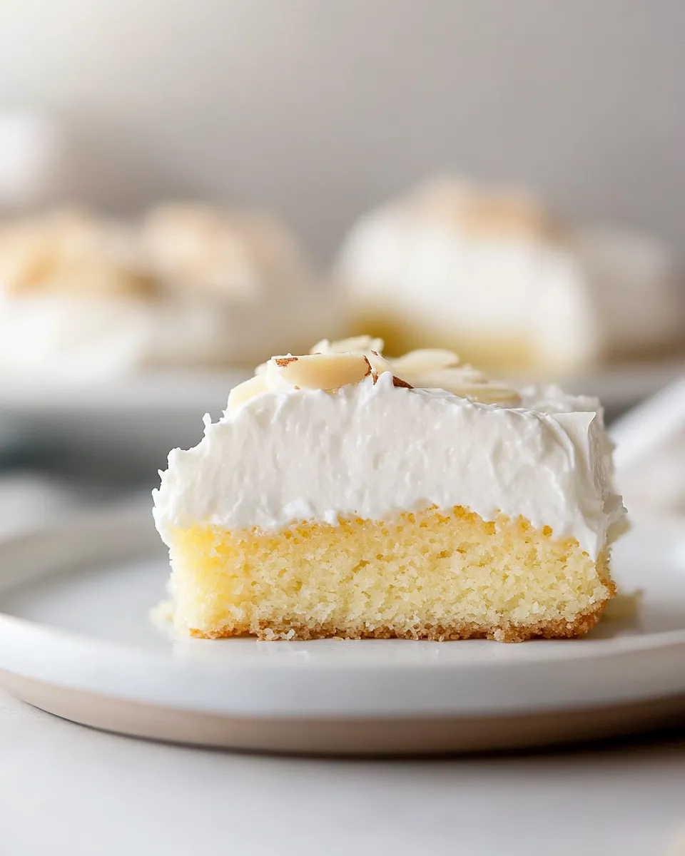 Easy Lemon-Coconut Almond Cake food shot