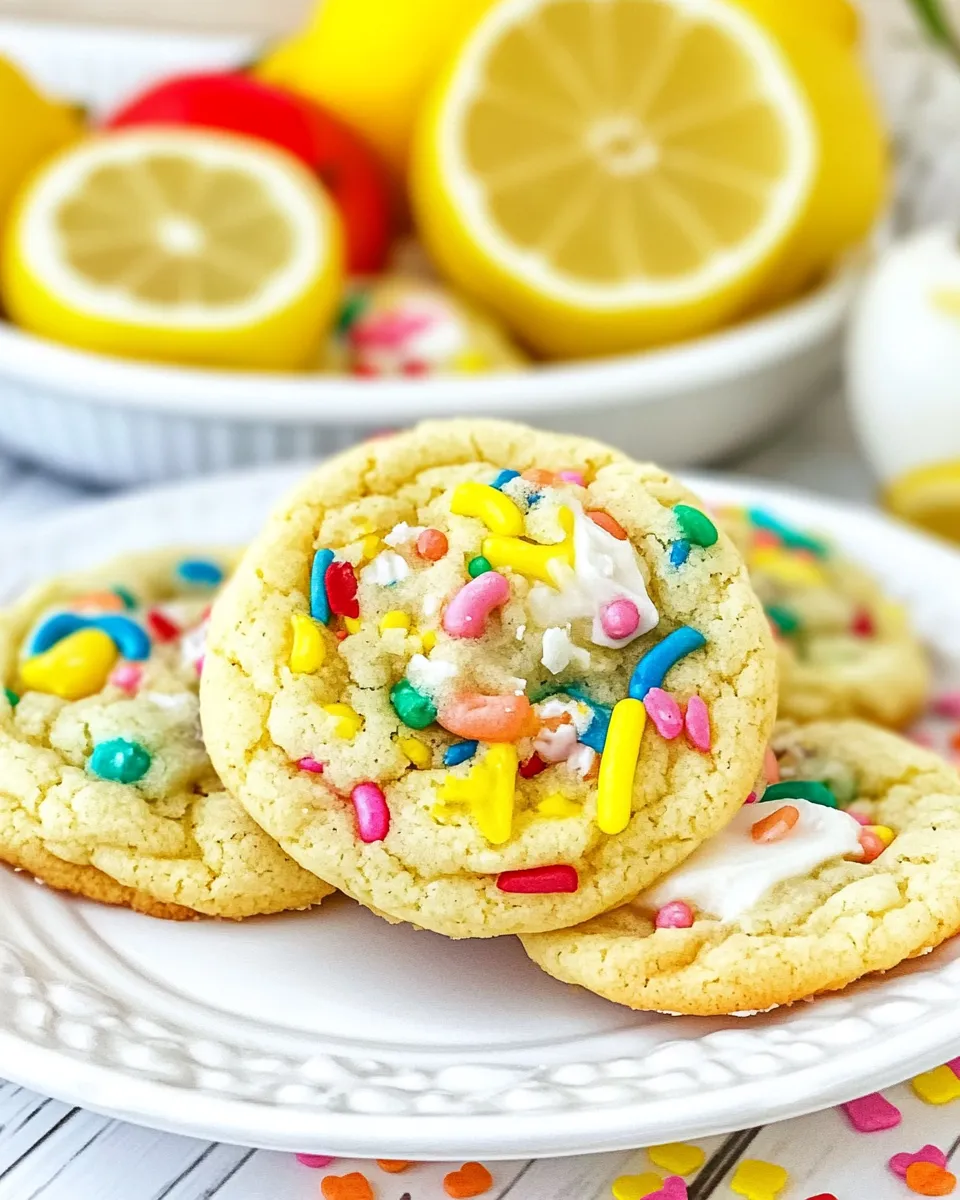 Classic Lemon Cake Mix Cookies dish photo
