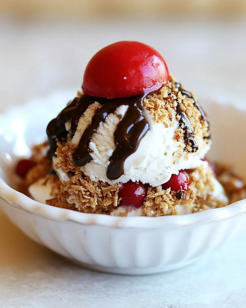 Homemade Mexican Unfried Ice Cream recipe photo