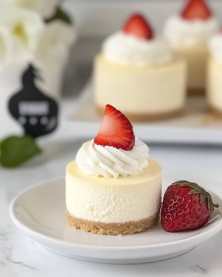 Homemade Mini Vanilla Bean Cheesecakes photo