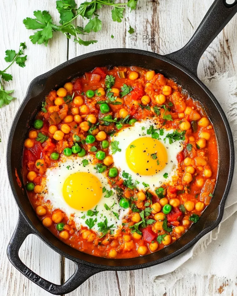 Homemade One-Pot Vegan Chickpea Shakshuka recipe photo