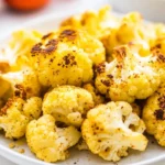 Homemade Roasted Cauliflower with Creamy Parmesan Dip recipe photo