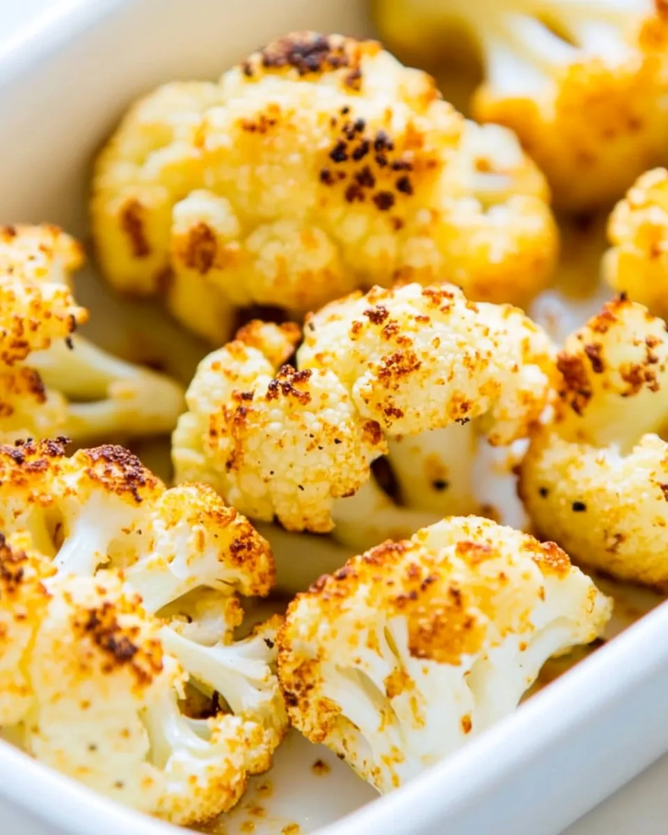 Delicious Roasted Cauliflower with Creamy Parmesan Dip picture