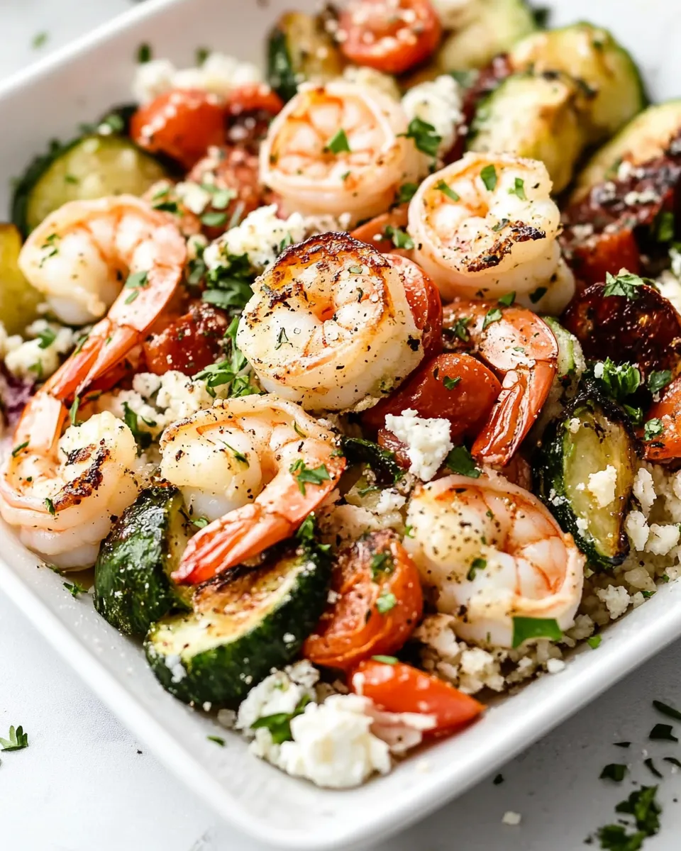 Delicious Sheet Pan Mediterranean Shrimp recipe image
