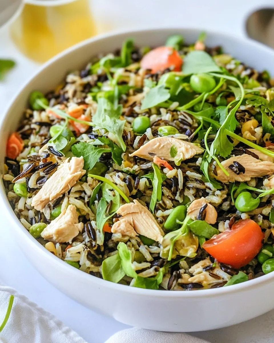 Classic Wild Rice Chicken Salad dish photo