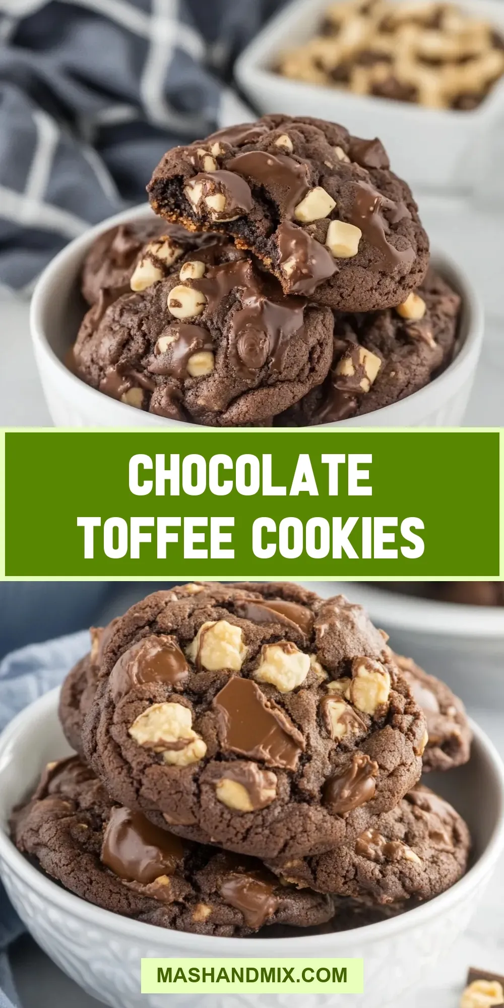 How To Make Fresh Chocolate Toffee Cookies
