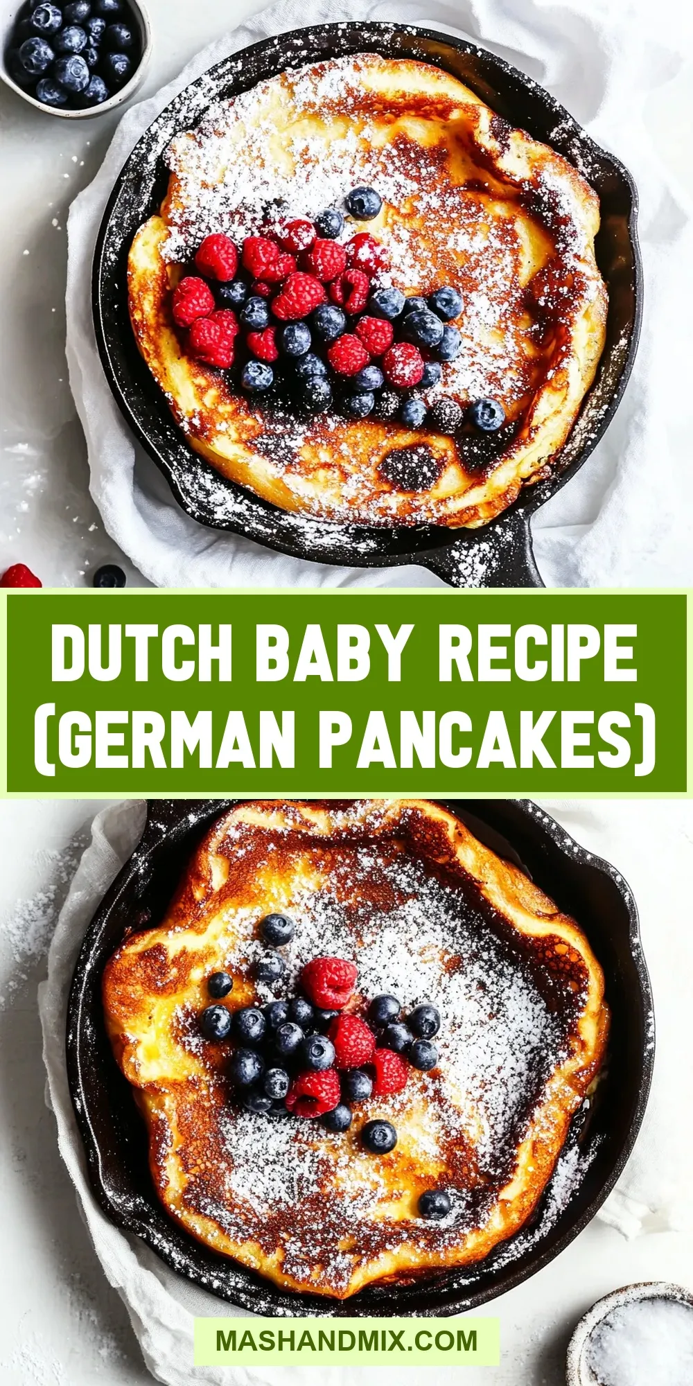 Dutch Baby  (German Pancakes) (Delicious & Delicious)
