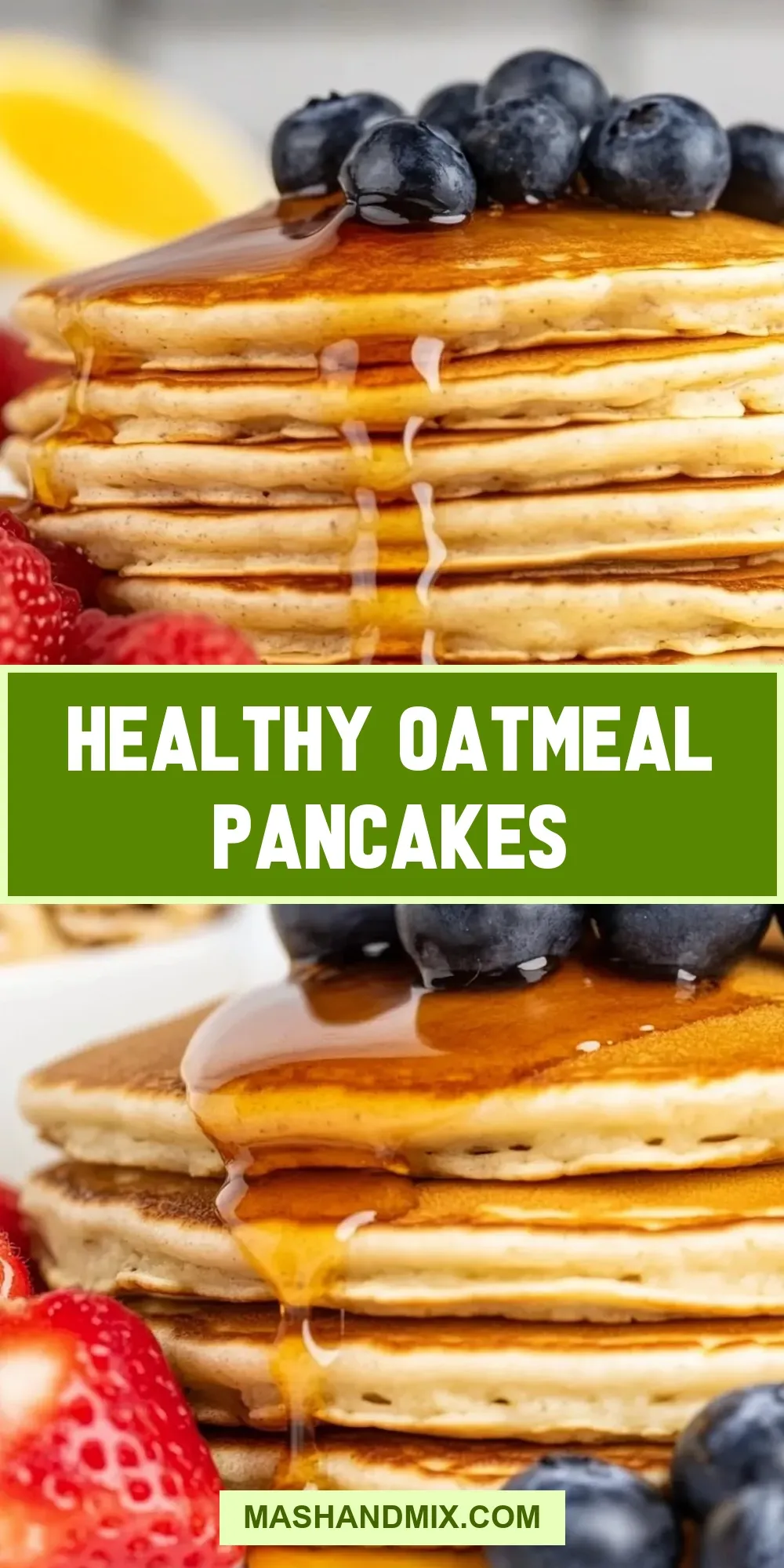 Healthy Oatmeal Pancakes (Healthy & Delicious)
