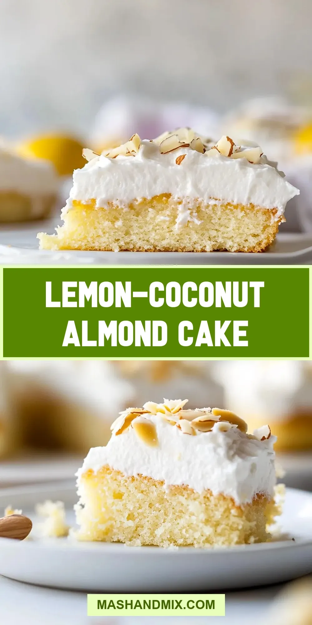 Lemon-Coconut Almond Cake Recipe