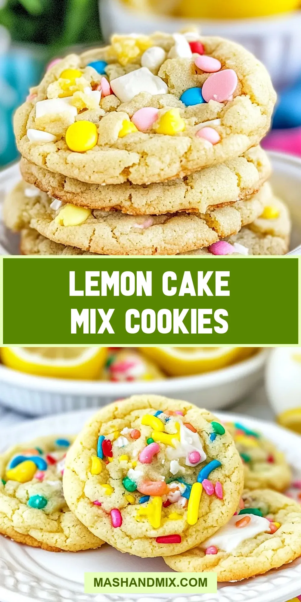Homemade Lemon Cake Mix Cookies