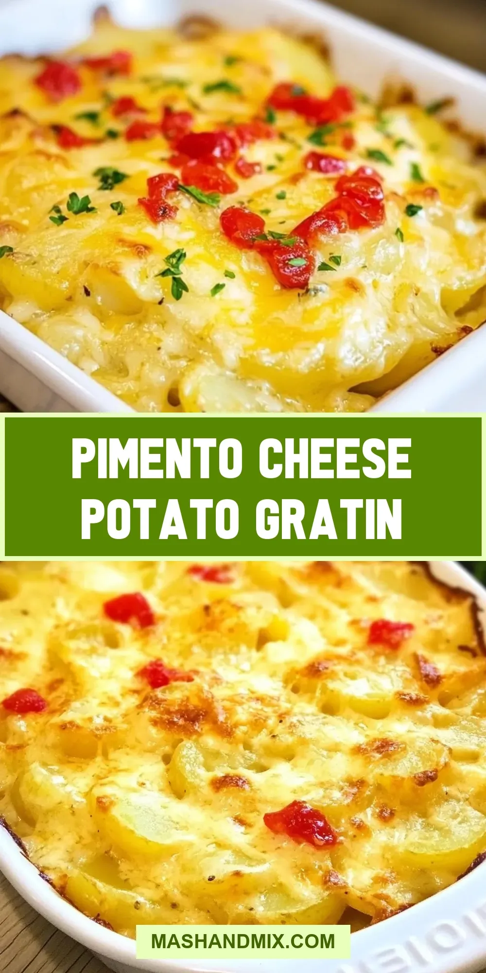 Tasty Pimento Cheese Potato Gratin