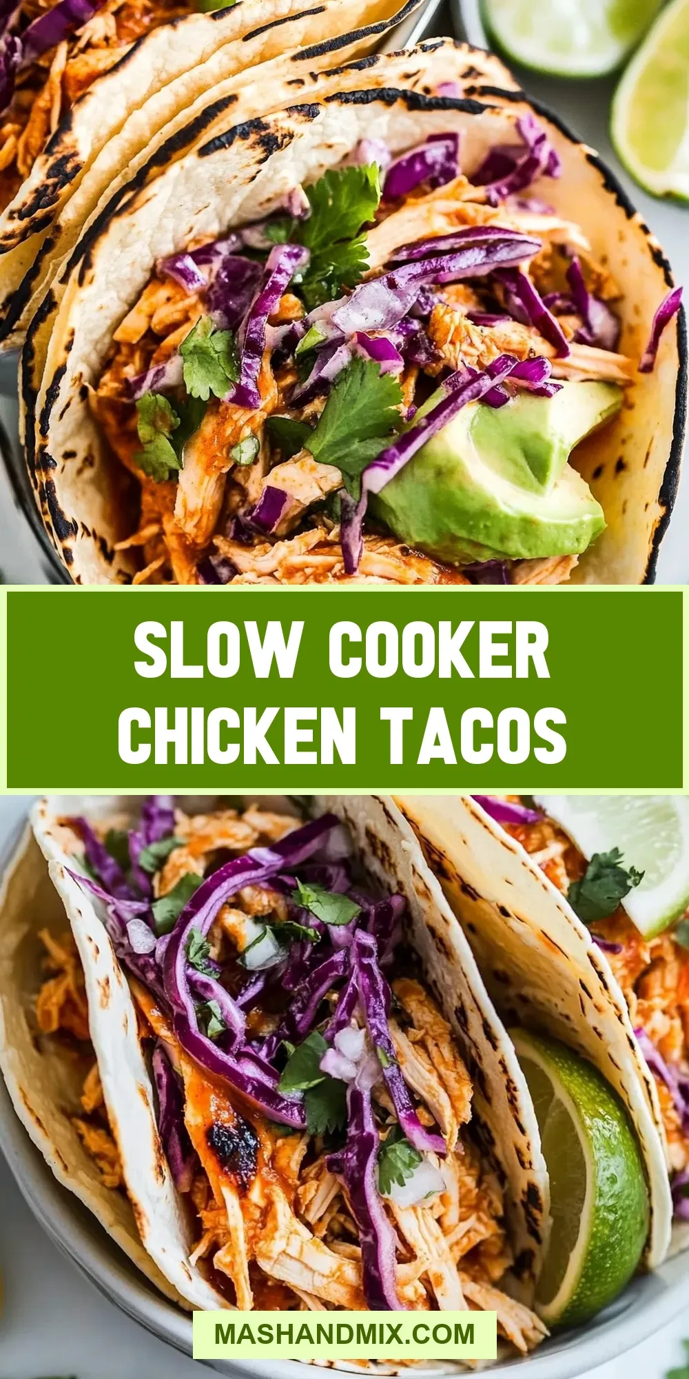 The Best Slow Cooker Chicken Tacos Ever