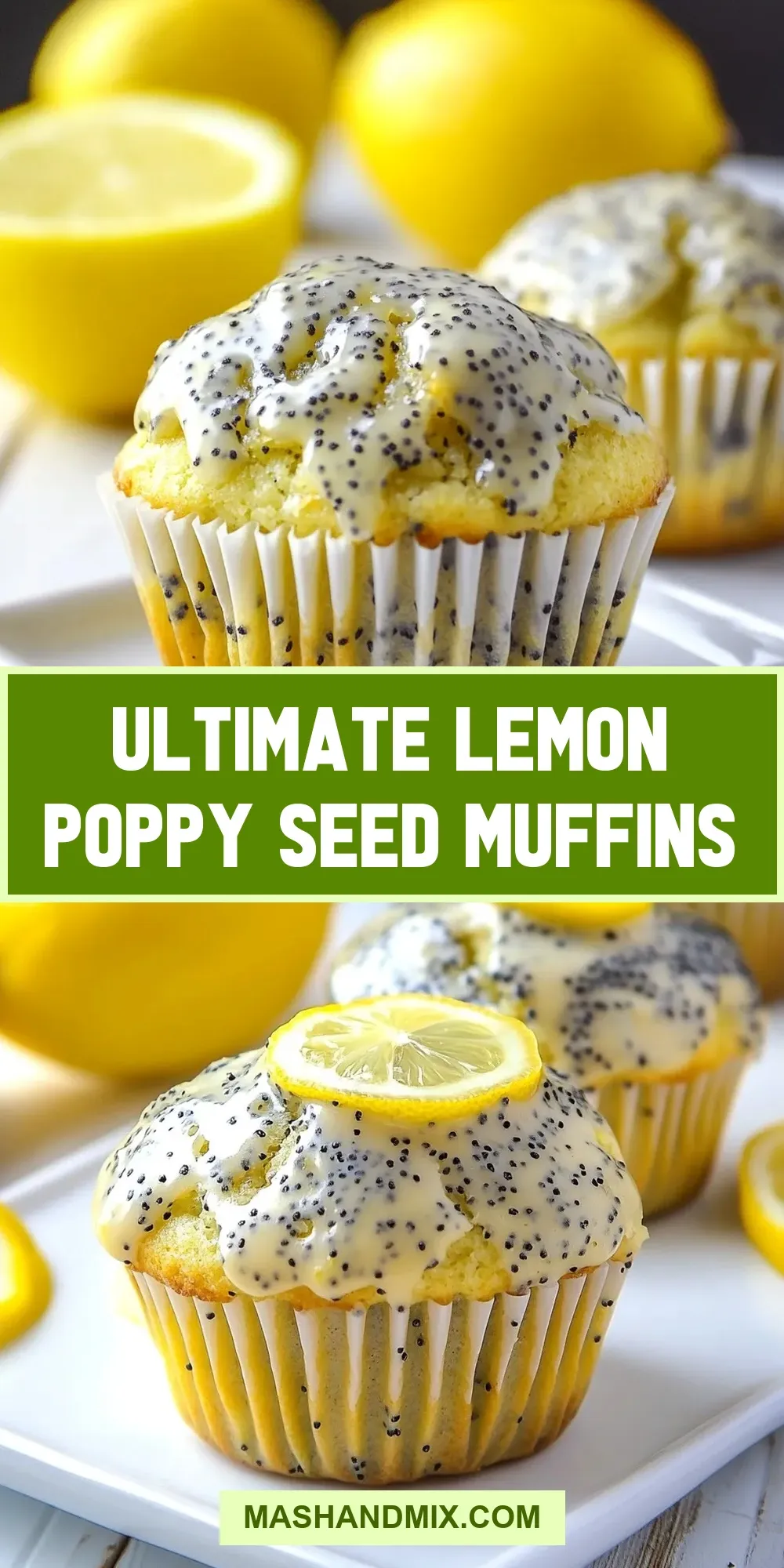 Easy Ultimate Lemon Poppy Seed Muffins Recipe