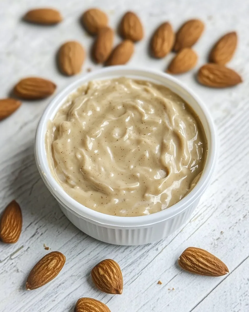Homemade 3-Ingredient Almond Butter Yogurt Dip photo