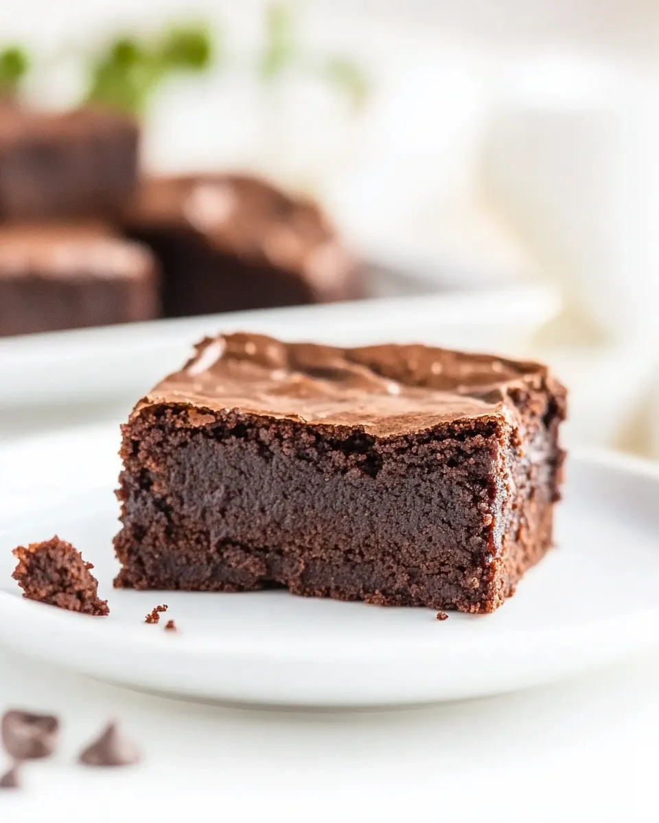 Homemade 3-Ingredient Nutella Brownies photo