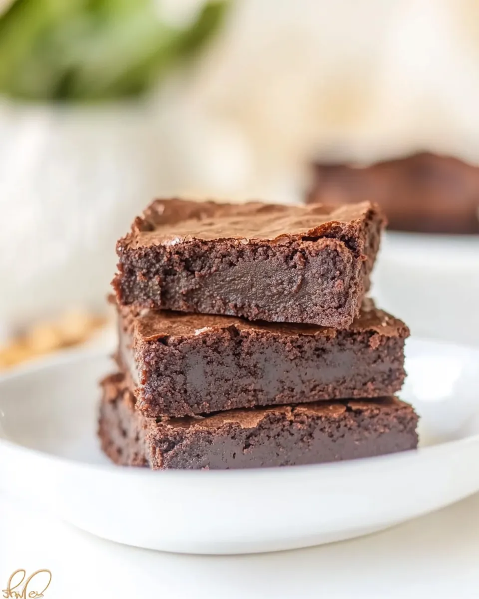Classic 3-Ingredient Nutella Brownies image