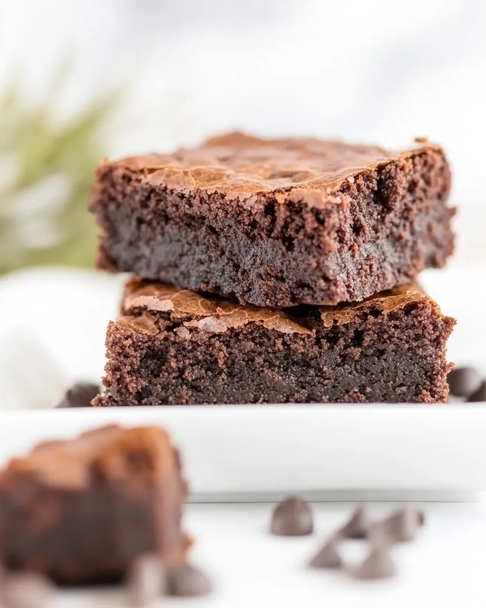 Delicious 3-Ingredient Nutella Brownies shot