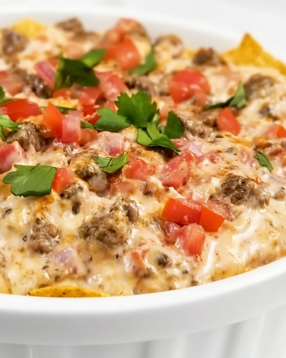 Easy 3-Ingredient Rotel Sausage Dip recipe photo