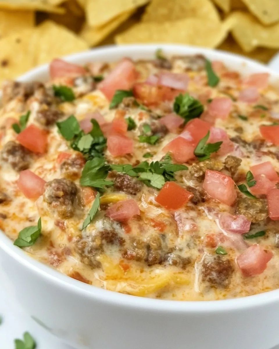 Delicious 3-Ingredient Rotel Sausage Dip shot