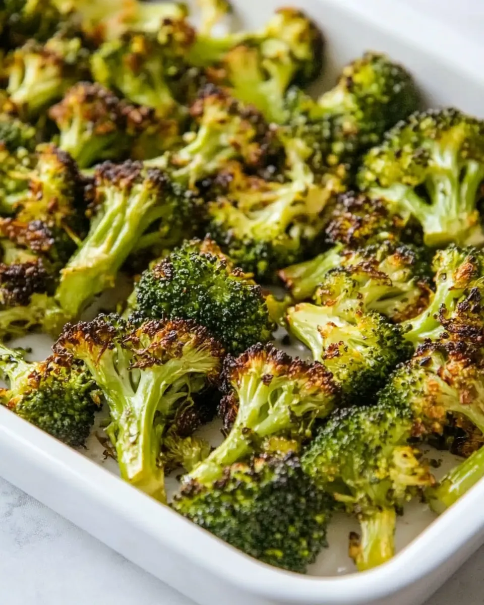 Classic 3-Ingredient Spicy Roasted Broccoli image