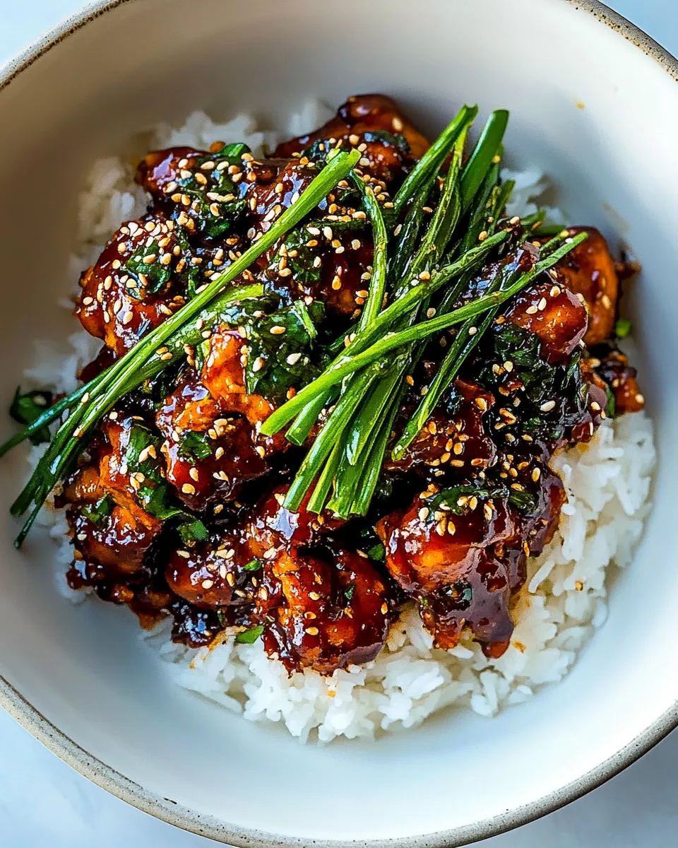 Easy 30 Minute General Tsos Chicken. recipe photo