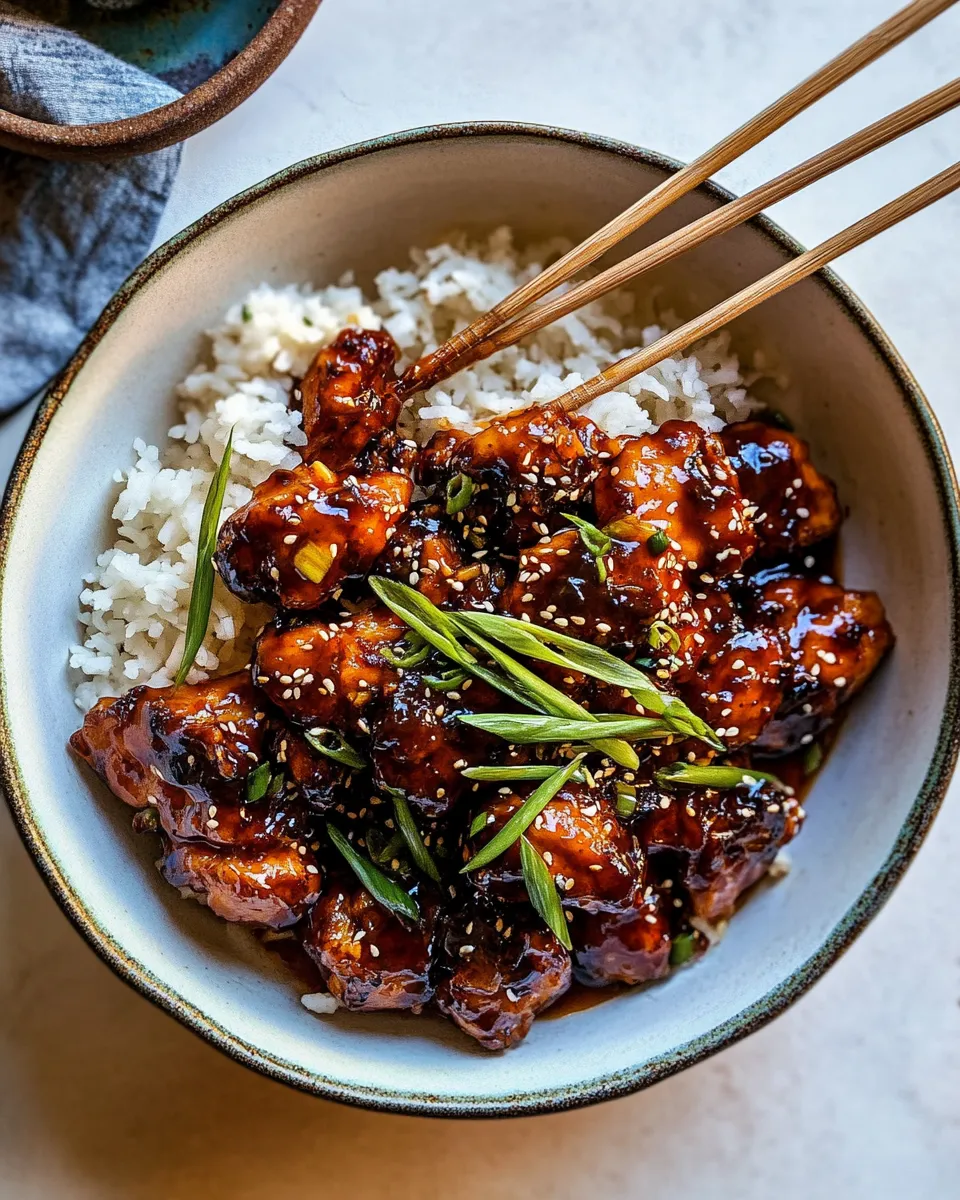 Fresh 30 Minute General Tsos Chicken. image