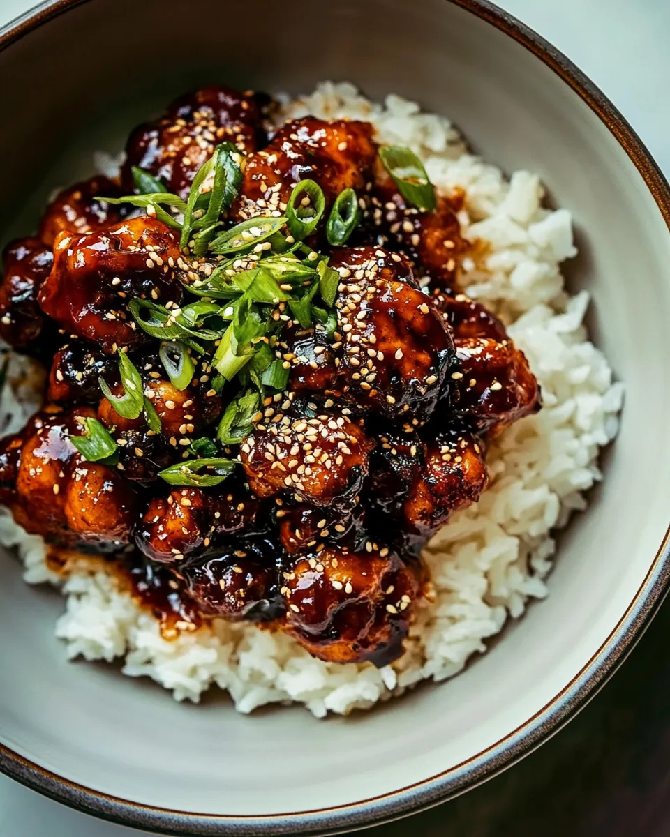 Quick 30 Minute General Tsos Chicken. dish image