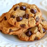 Homemade 5 Ingredient Peanut Butter Chocolate Chip Cookies photo