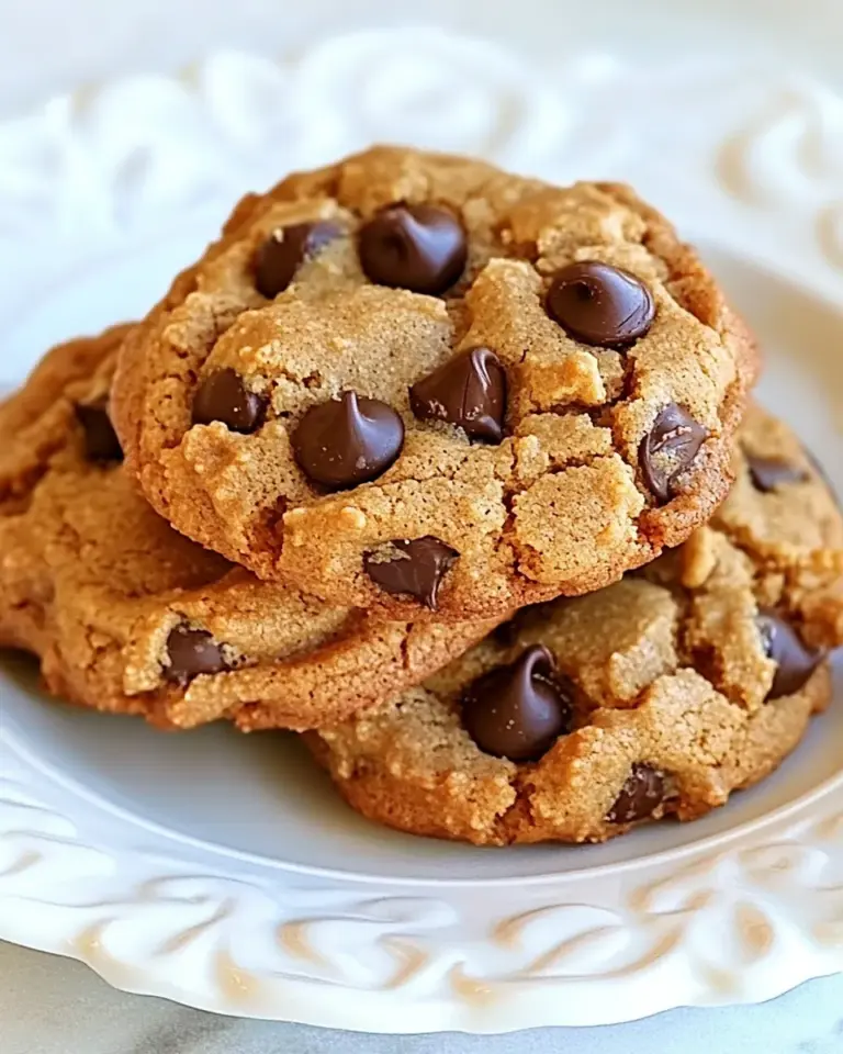 Homemade 5 Ingredient Peanut Butter Chocolate Chip Cookies photo