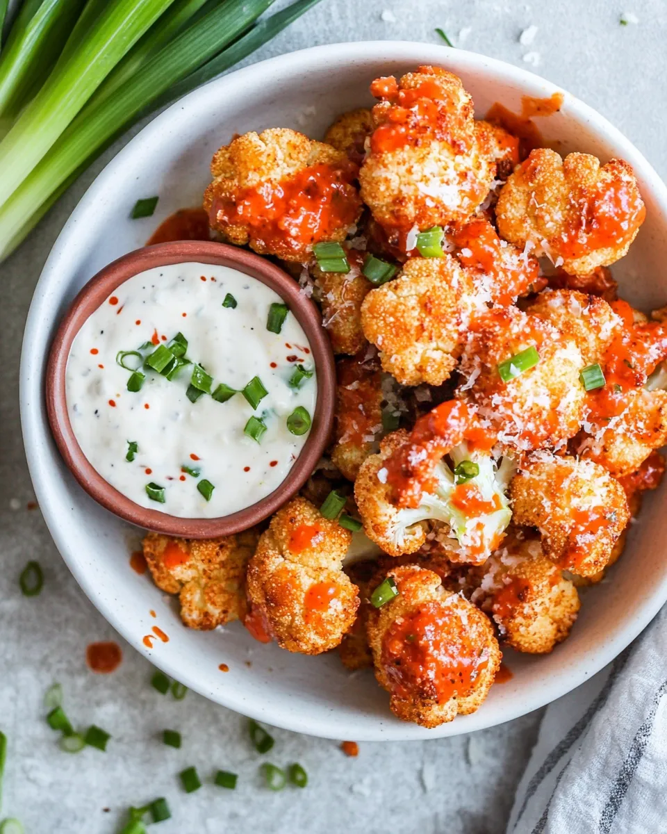 Easy Air-Fryer Buffalo Cauliflower photo