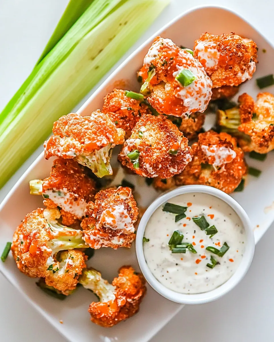 Delicious Air-Fryer Buffalo Cauliflower image
