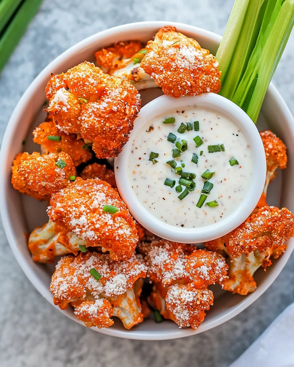Quick Air-Fryer Buffalo Cauliflower picture