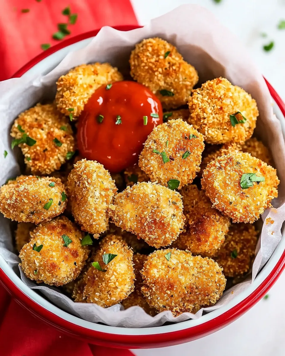 Delicious Air-Fryer Chicken Nuggets shot