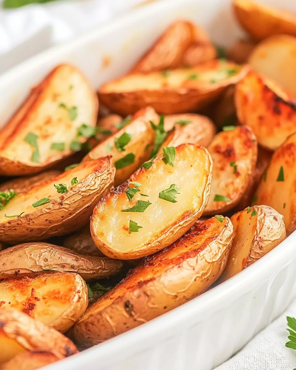 Easy Air-Fryer Fingerling Potatoes dish photo